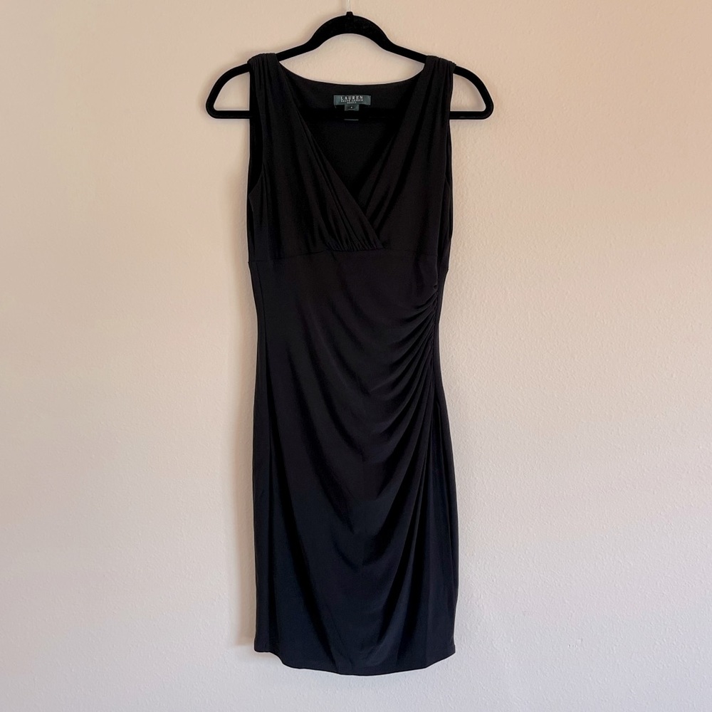 black cocktail dress